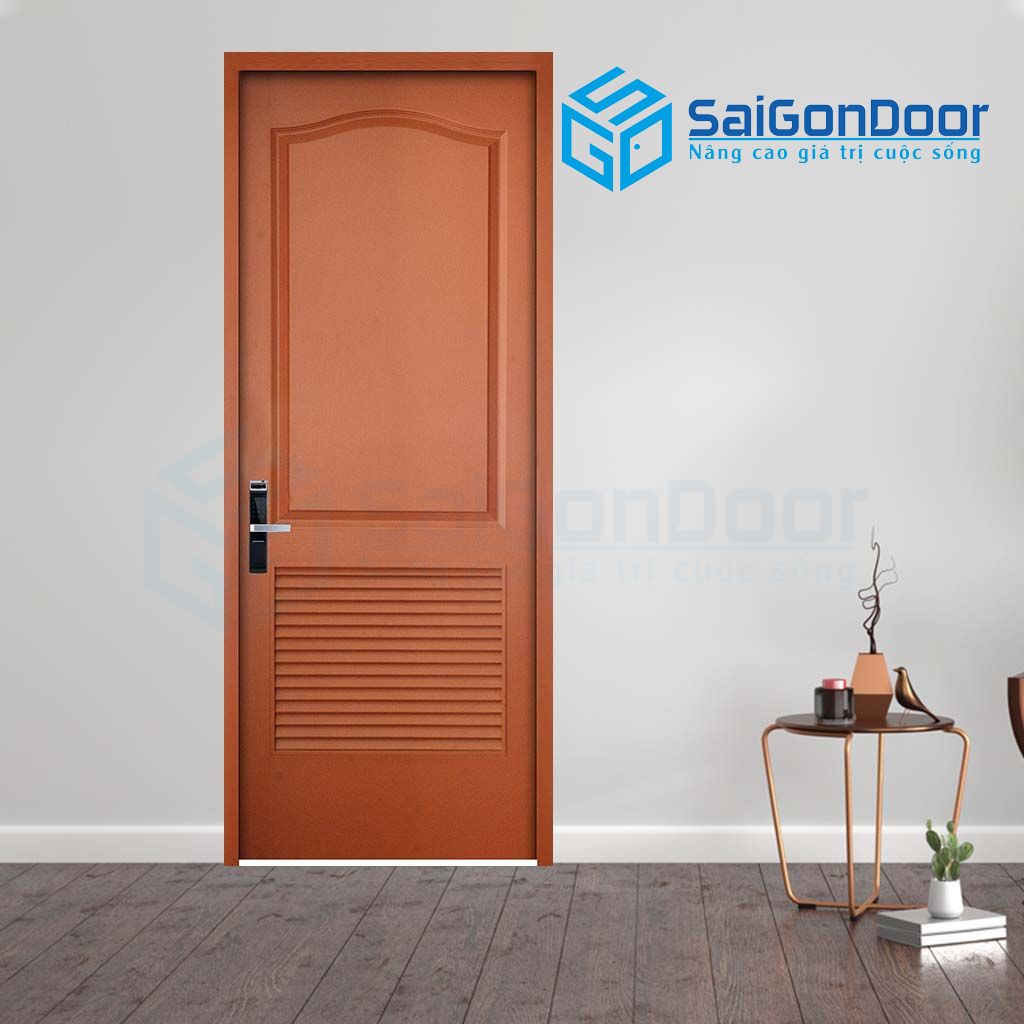 Ngoài vật liệu bằng gỗ có thể dùng sắt hoặc nhôm làm cửa phòng ngủ